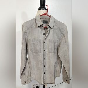 Triple Aught Design Gray Button-Up Shirt